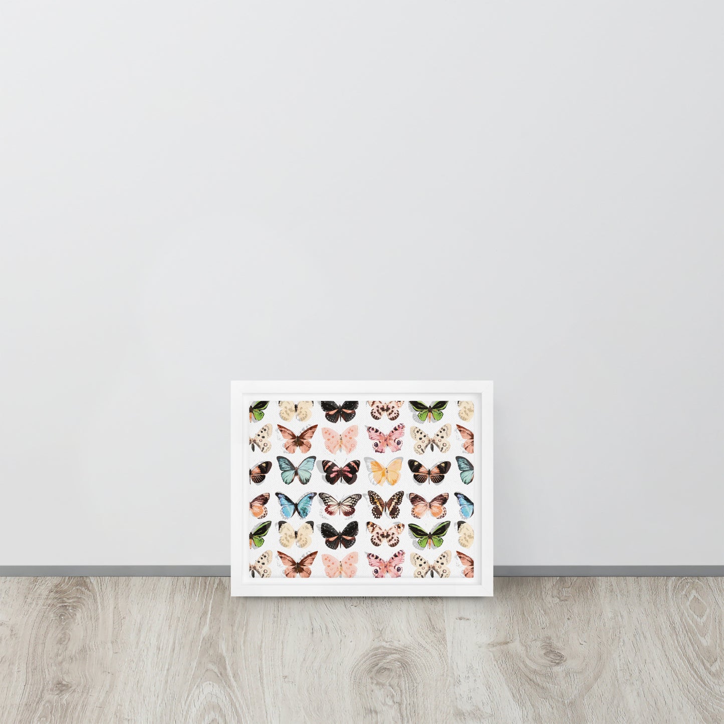 Butterfly. Framed canvas