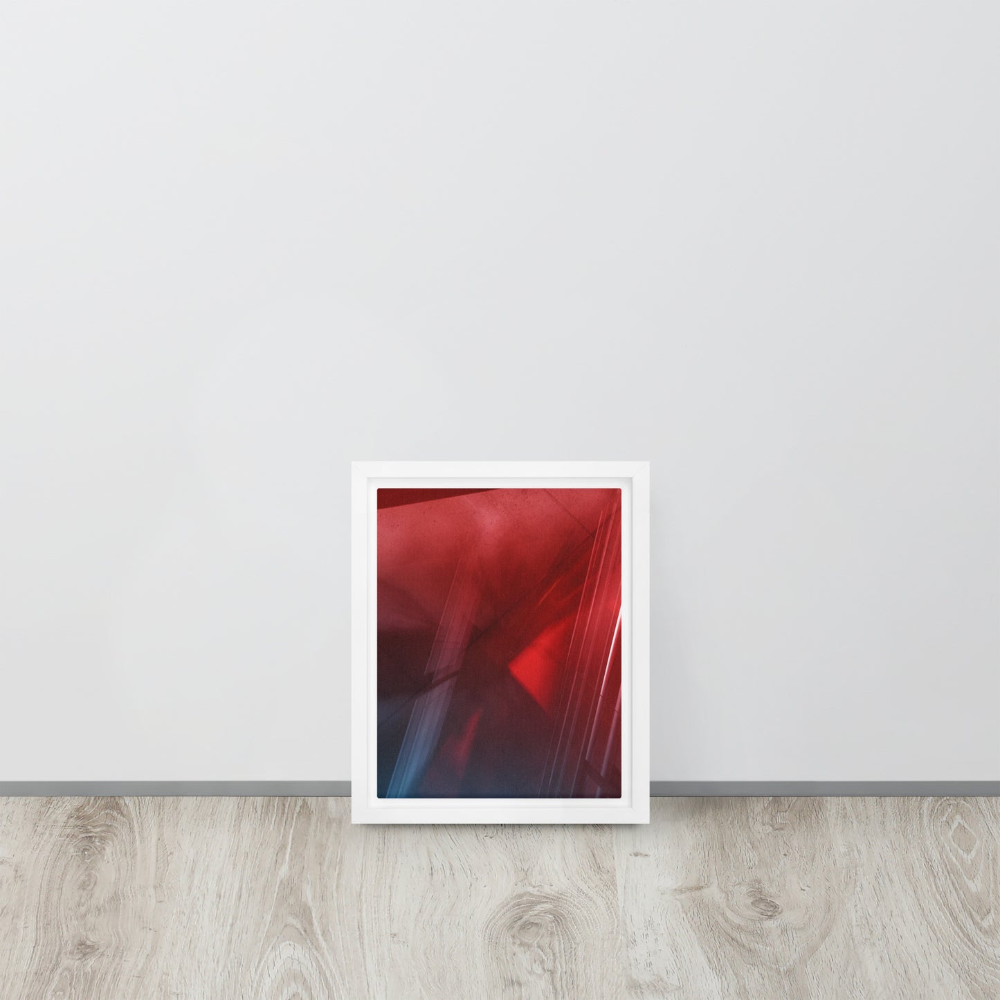 Fire & Ice. Framed canvas