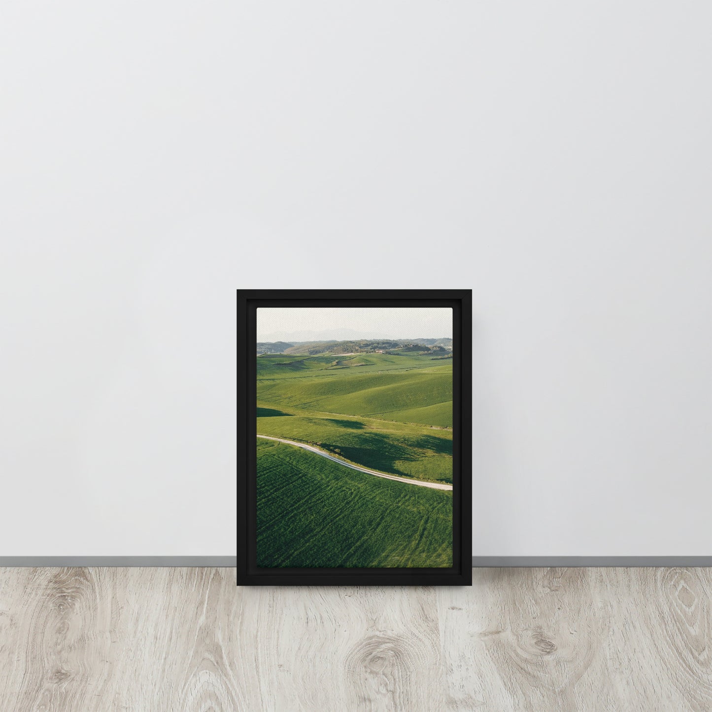 COUNTRY PEACE. Framed canvas