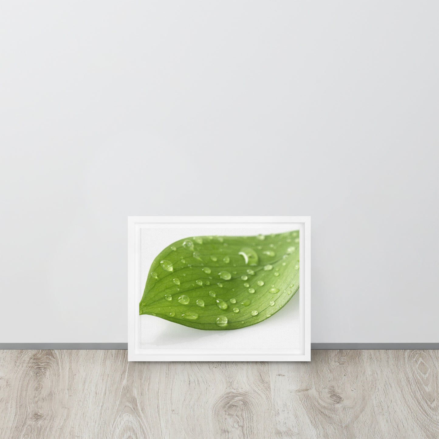 LEAF. Framed canvas