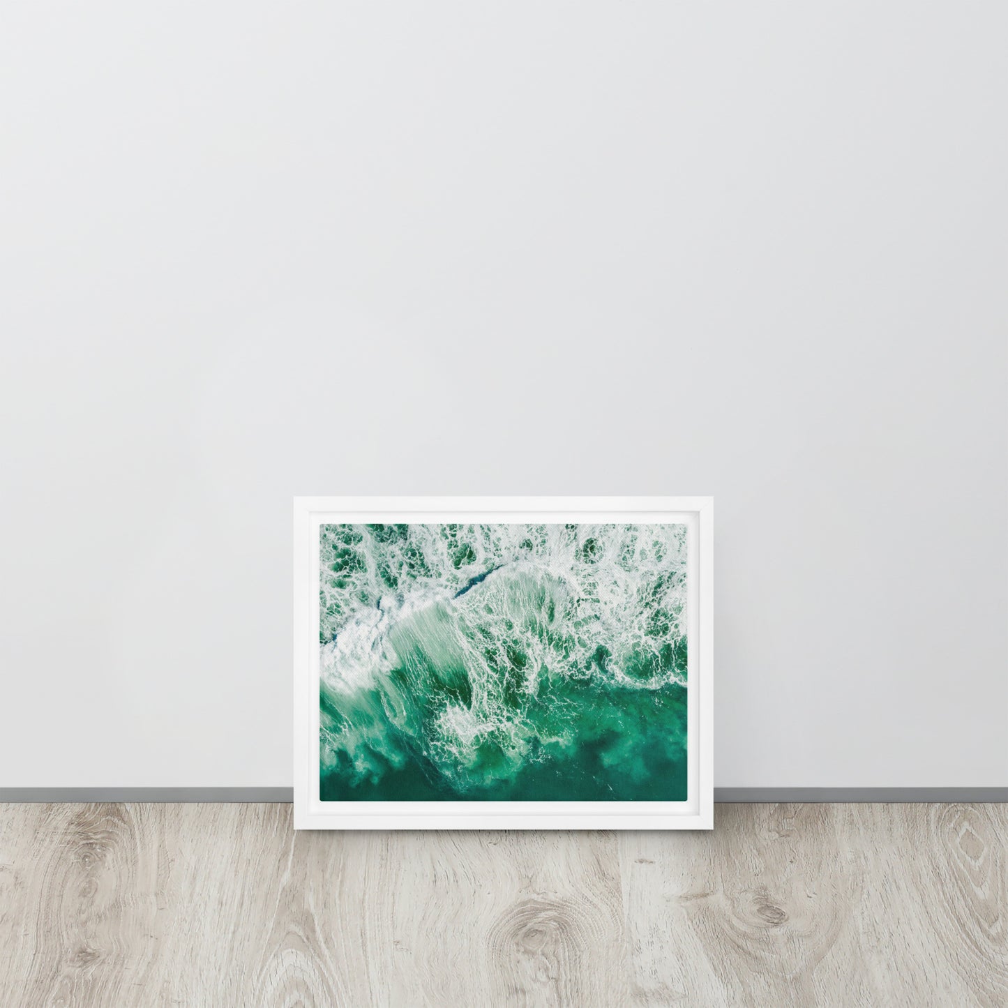 Ocean Waves. Framed canvas