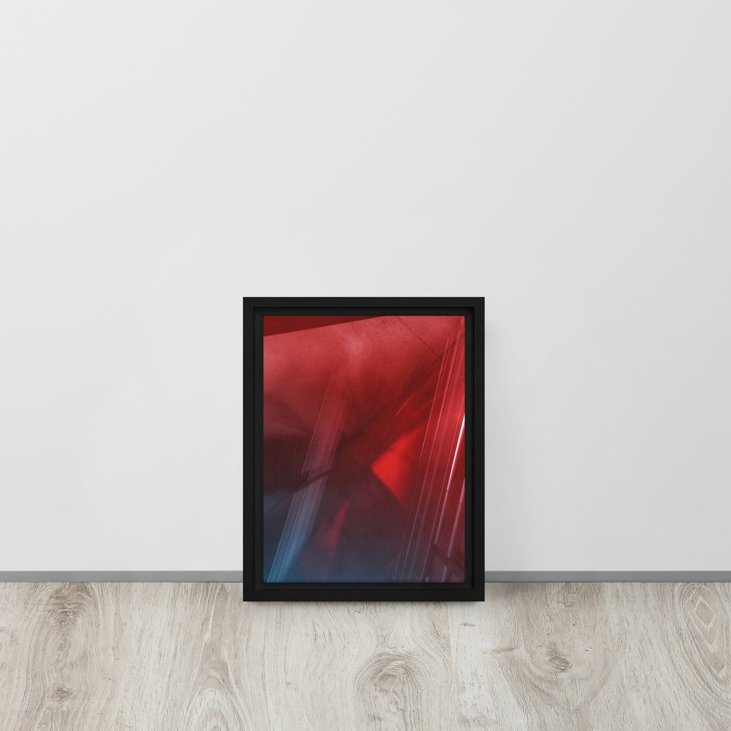 Fire & Ice. Framed canvas